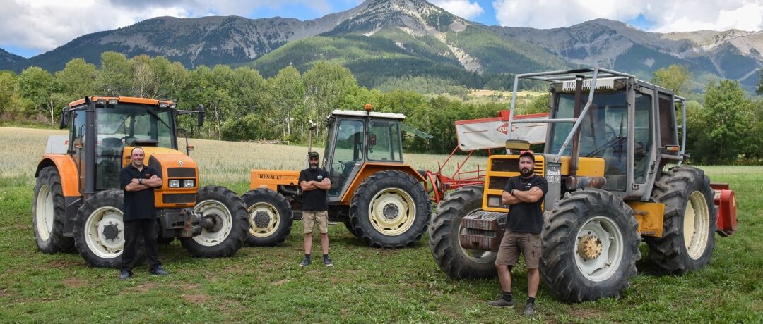 Marc, Alexis et Loïc Savornin, les Renault en famille