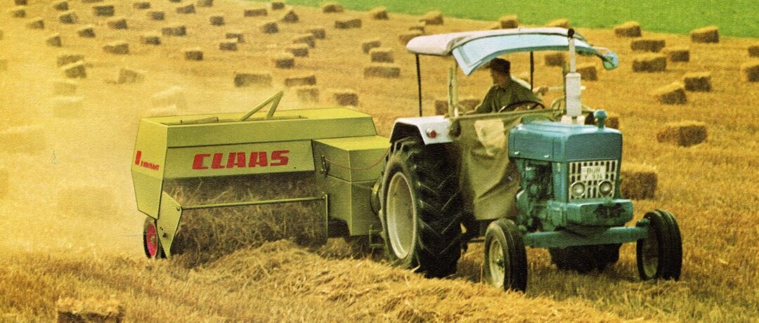Claas, les presses à balles des années 60