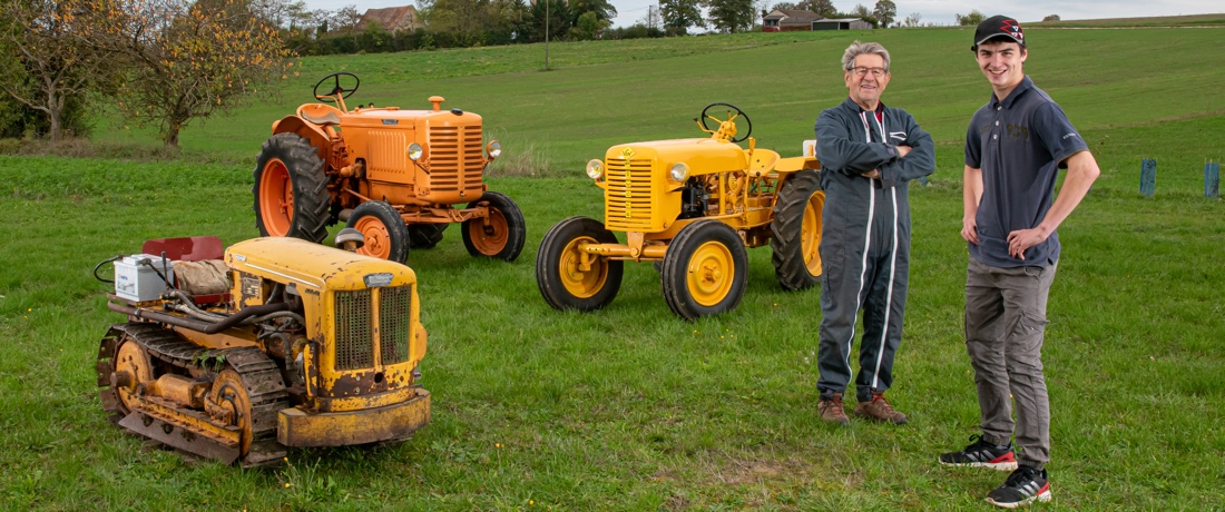 Étienne Lecellier, le machinisme agricole avec « Papy » Jean-Bernard Étienne Lecellier, le machinisme agricole avec « Papy » Jean-Bernard