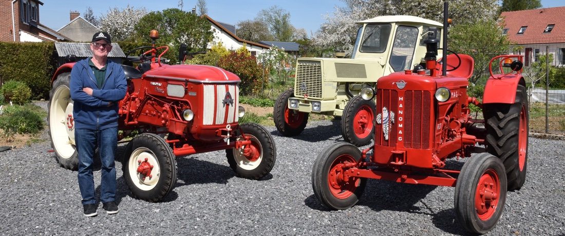 Didier Knockaert, la passion des tracteurs de Hanovre